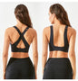 Front Zipper High Impact Athletic Bra