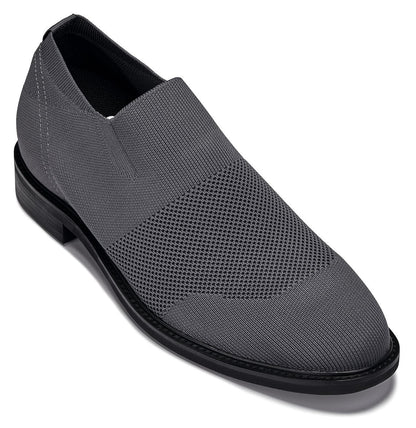 CALTO - X1542 - 2.4 Inches Taller (Grey) Tallmenshoes.com