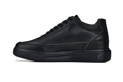 CALTO - X1646 - 2.8 Inches Taller (Pitch Black) - Lightweight Sneakers Tallmenshoes.com