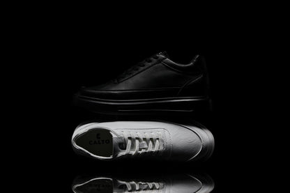 CALTO - X1647 - 2.8 Inches Taller (White) - Lightweight Sneakers Tallmenshoes.com