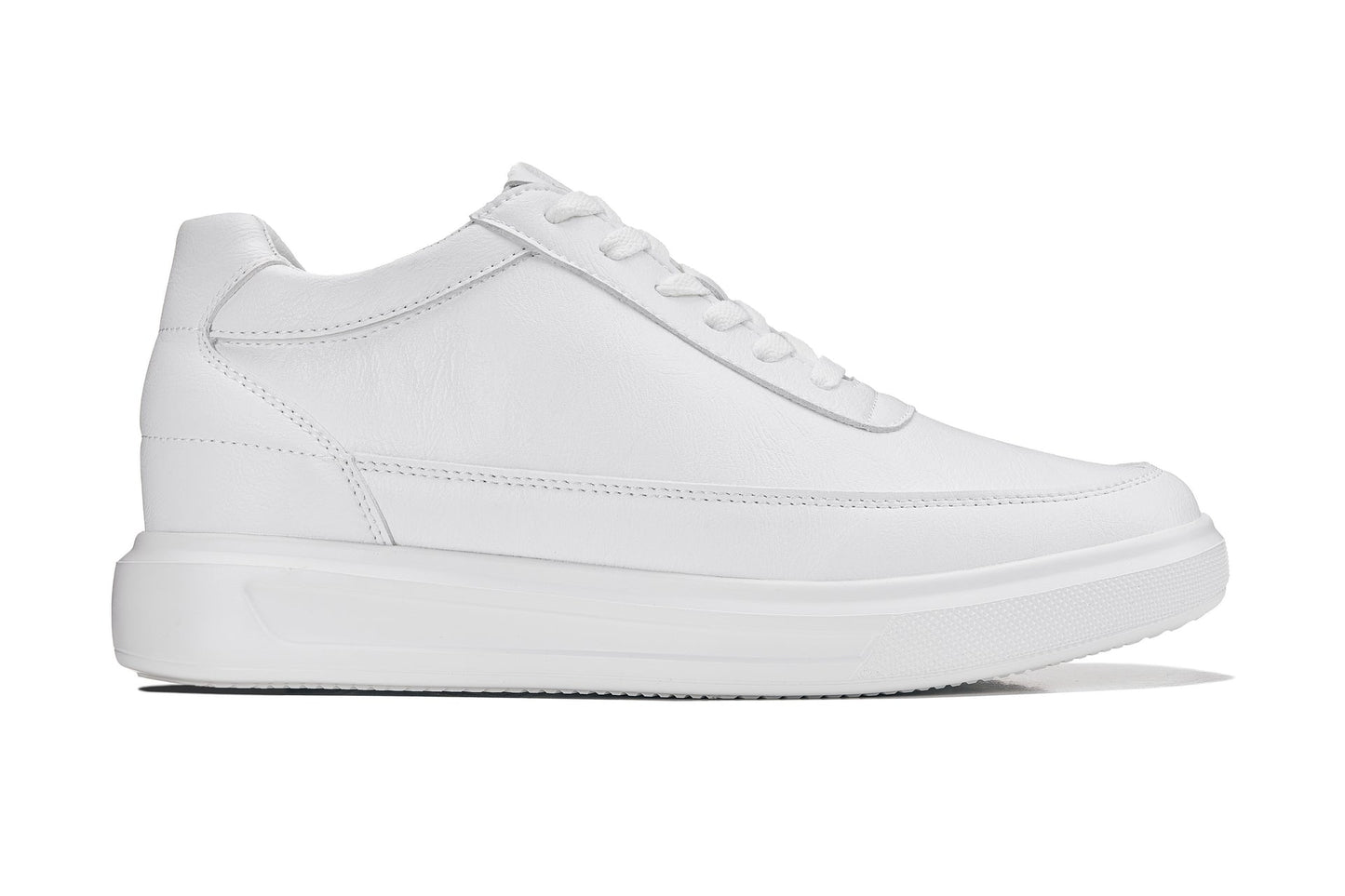 CALTO - X1647 - 2.8 Inches Taller (White) - Lightweight Sneakers Tallmenshoes.com