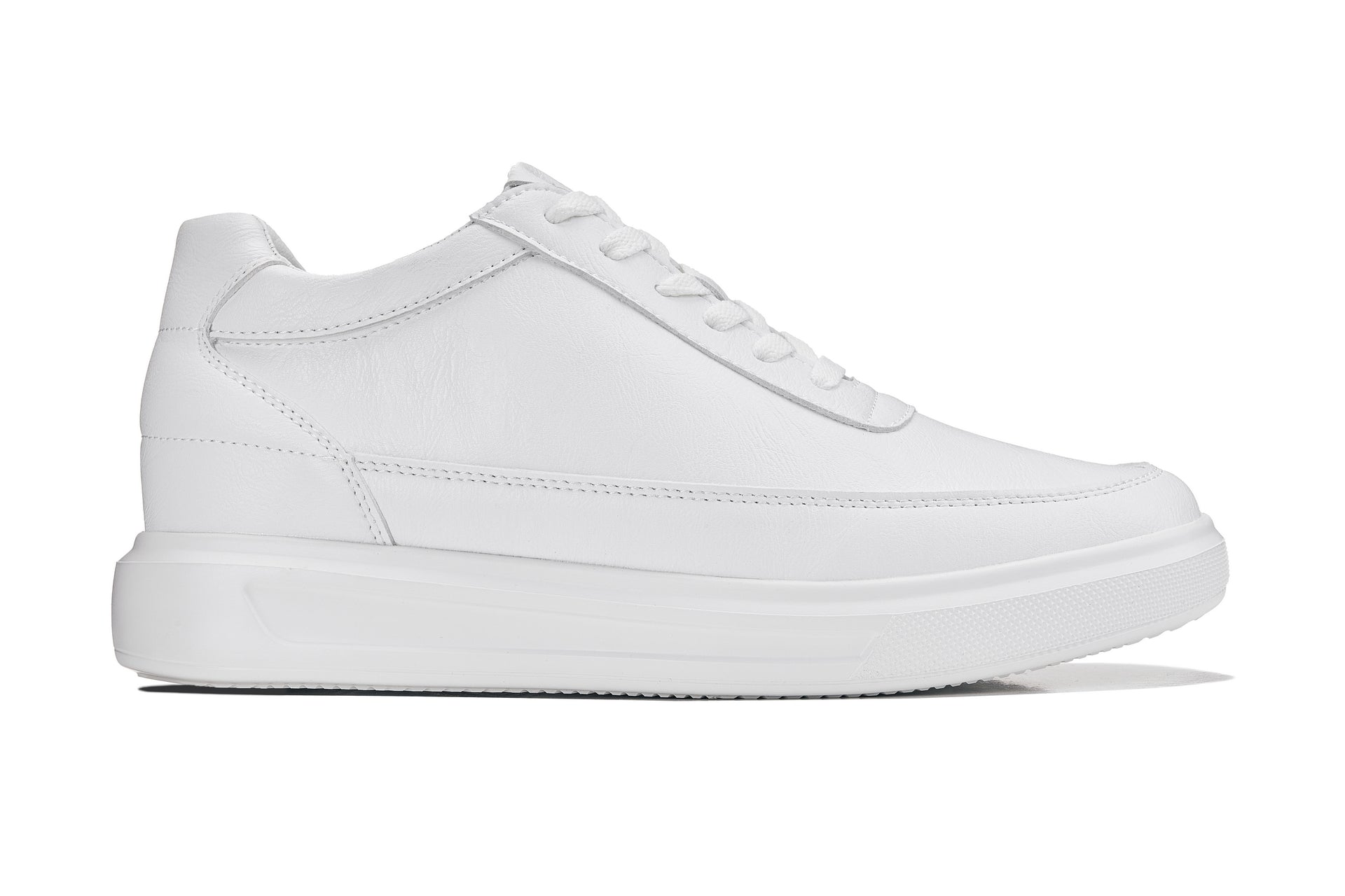 CALTO - X1647 - 2.8 Inches Taller (White) - Lightweight Sneakers Tallmenshoes.com