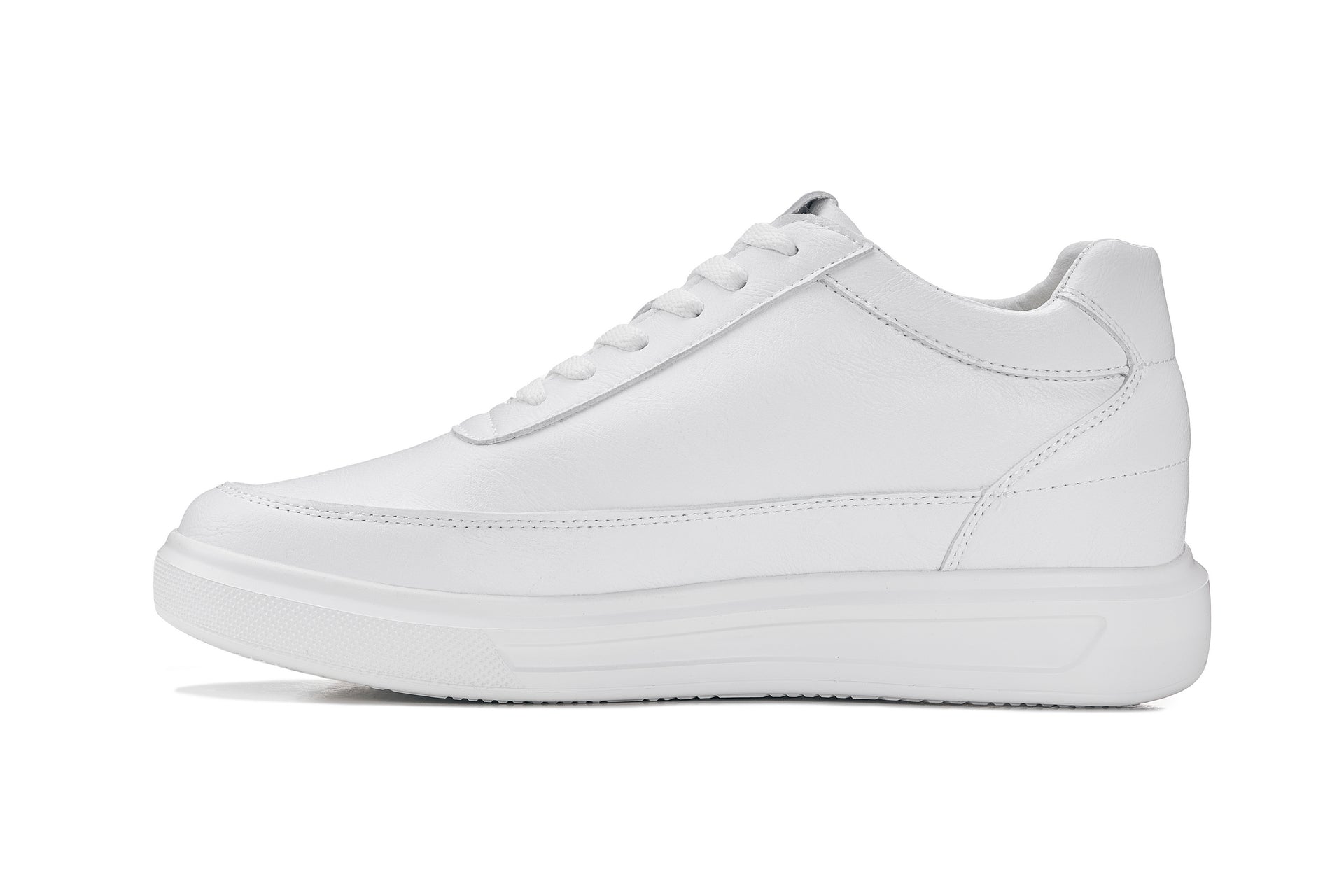 CALTO - X1647 - 2.8 Inches Taller (White) - Lightweight Sneakers Tallmenshoes.com