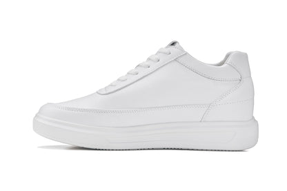 CALTO - X1647 - 2.8 Inches Taller (White) - Lightweight Sneakers Tallmenshoes.com