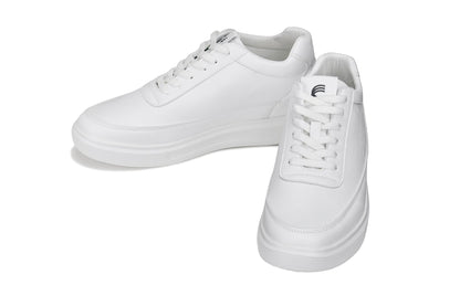 CALTO - X1647 - 2.8 Inches Taller (White) - Lightweight Sneakers Tallmenshoes.com