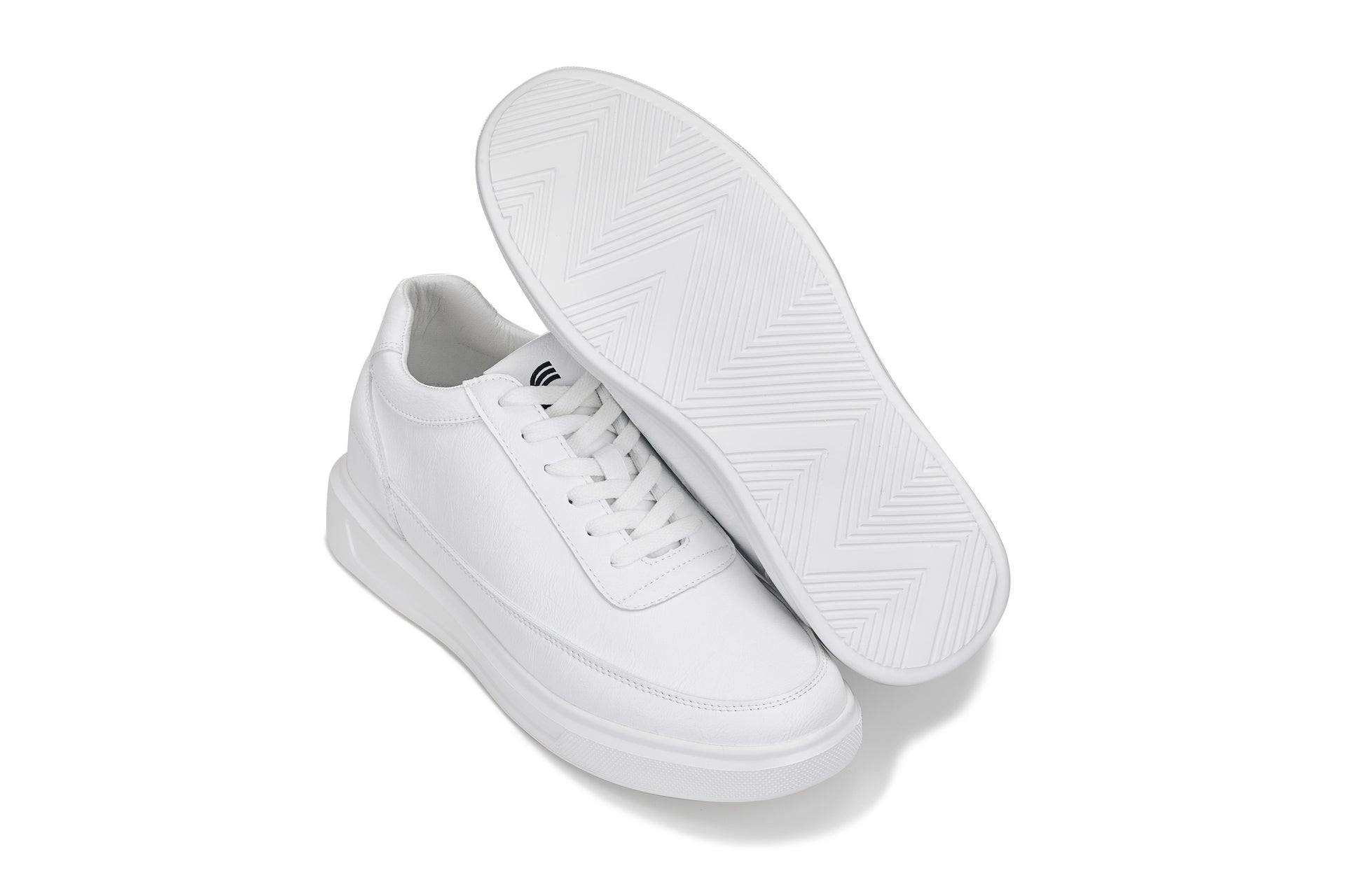 CALTO - X1647 - 2.8 Inches Taller (White) - Lightweight Sneakers Tallmenshoes.com