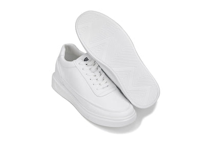 CALTO - X1647 - 2.8 Inches Taller (White) - Lightweight Sneakers Tallmenshoes.com