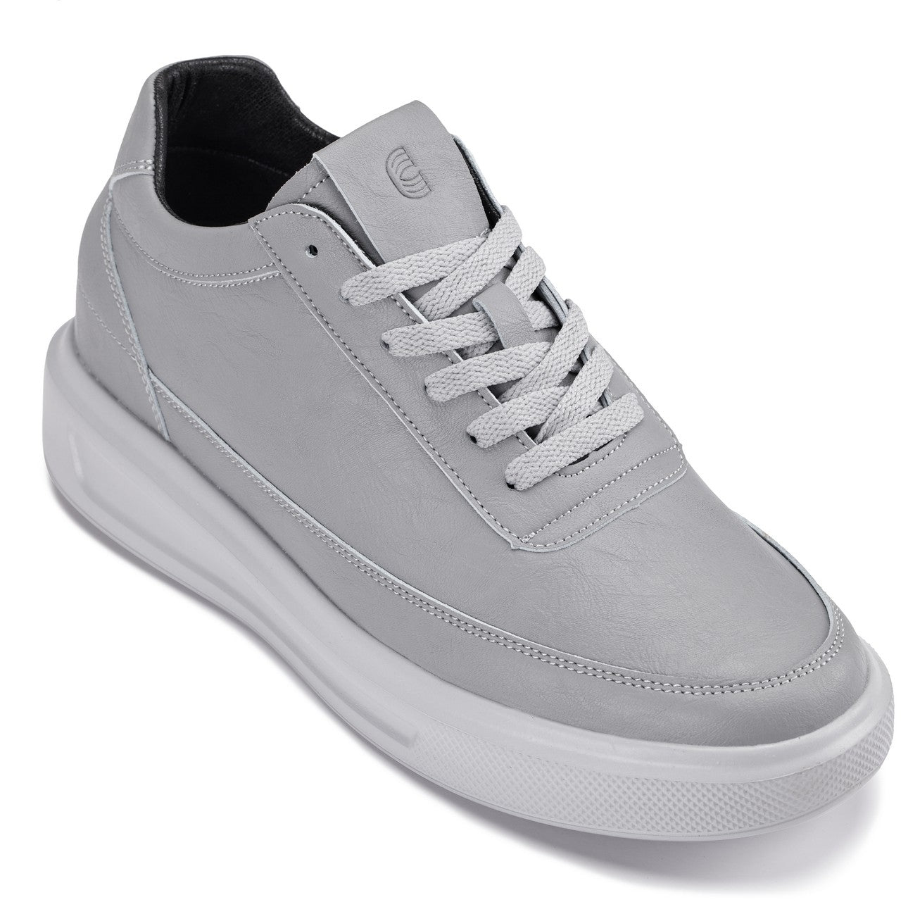 CALTO - X1648 - 2.8 Inches Taller (Pewter Grey) - Lightweight Sneakers Tallmenshoes.com