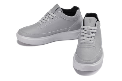 CALTO - X1648 - 2.8 Inches Taller (Pewter Grey) - Lightweight Sneakers Tallmenshoes.com