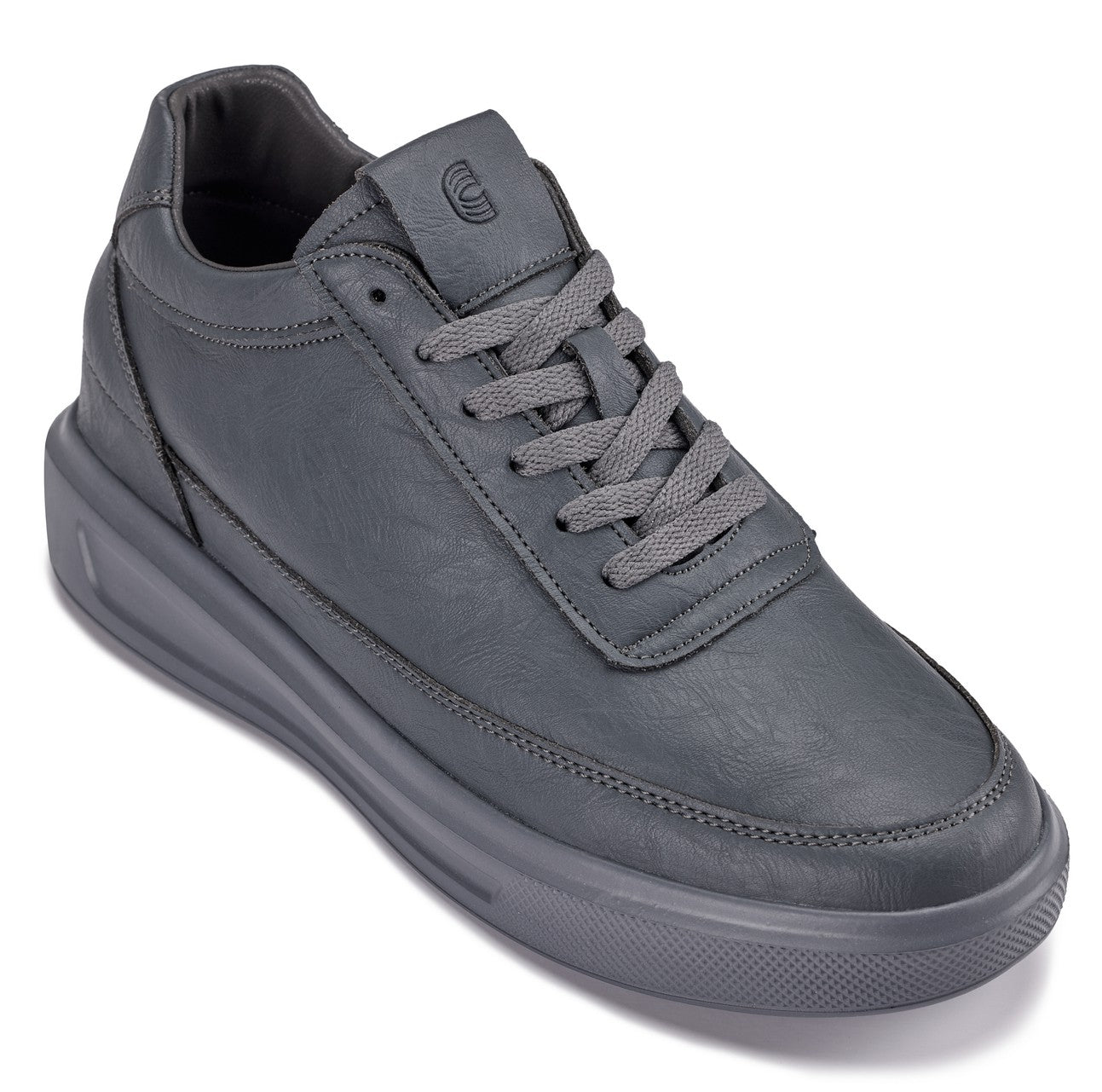 CALTO - X1649 - 2.8 Inches Taller (Iron Grey) - Lightweight Sneakers Tallmenshoes.com