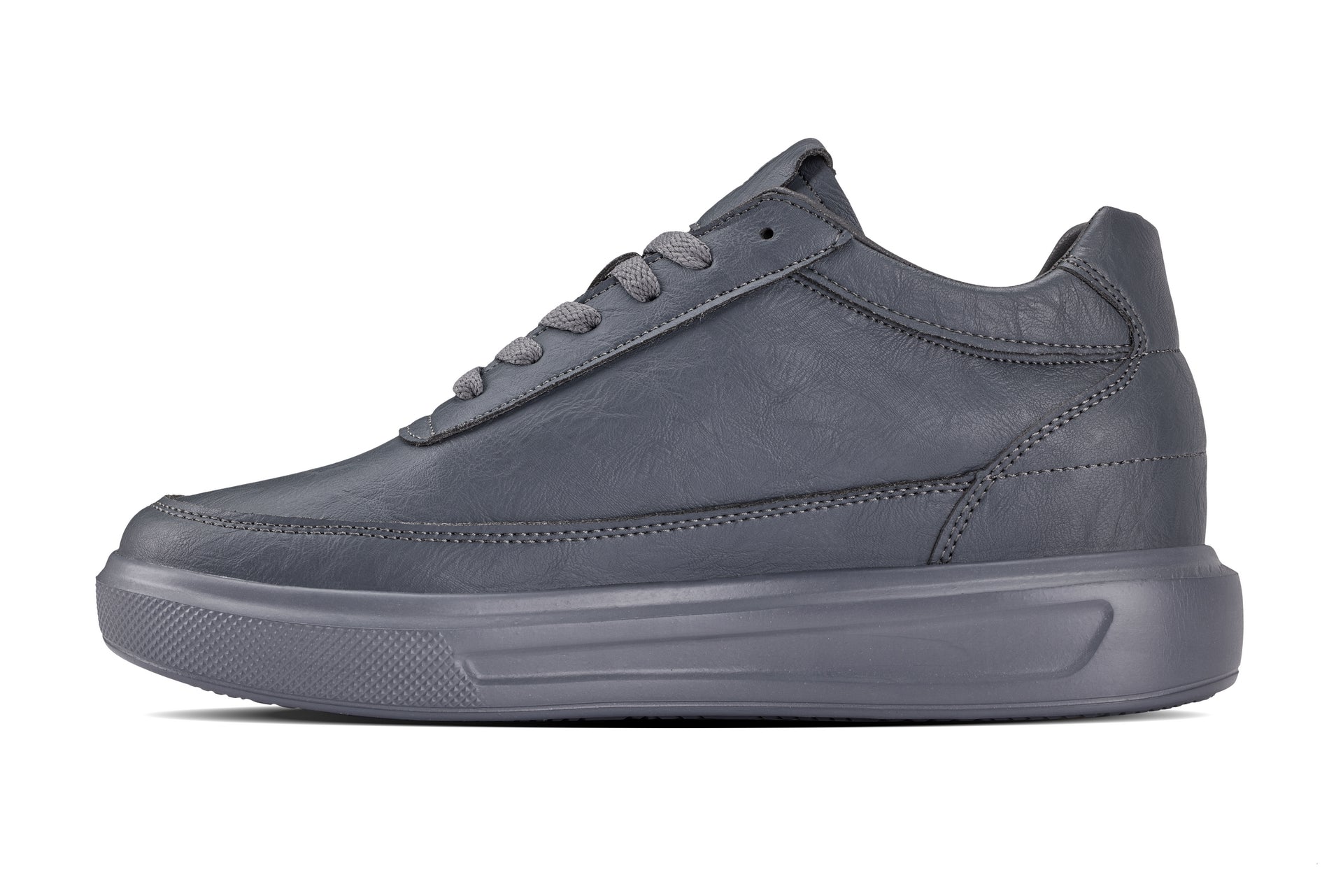 CALTO - X1649 - 2.8 Inches Taller (Iron Grey) - Lightweight Sneakers Tallmenshoes.com