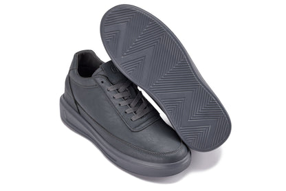CALTO - X1649 - 2.8 Inches Taller (Iron Grey) - Lightweight Sneakers Tallmenshoes.com