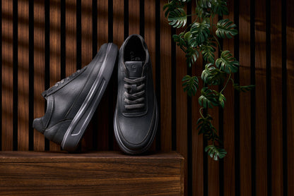 CALTO - X1649 - 2.8 Inches Taller (Iron Grey) - Lightweight Sneakers Tallmenshoes.com