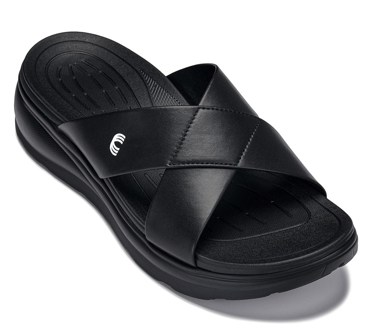CALTO - X1652 - 2 Inches Taller (Black/Matte Black) Tallmenshoes.com
