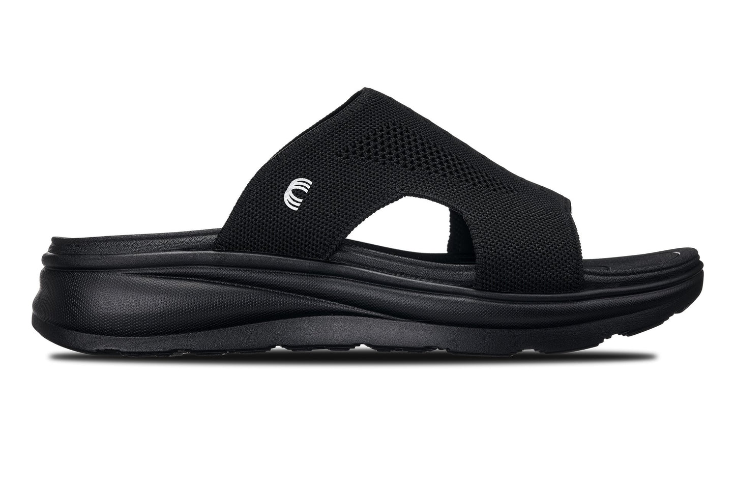 CALTO - X1657 - 2 Inches Taller (Black/Knitted Black) Tallmenshoes.com