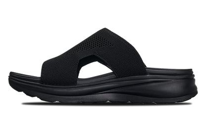 CALTO - X1657 - 2 Inches Taller (Black/Knitted Black) Tallmenshoes.com