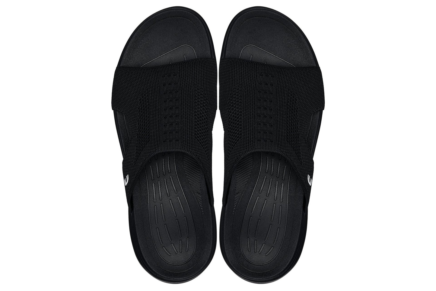 CALTO - X1657 - 2 Inches Taller (Black/Knitted Black) Tallmenshoes.com