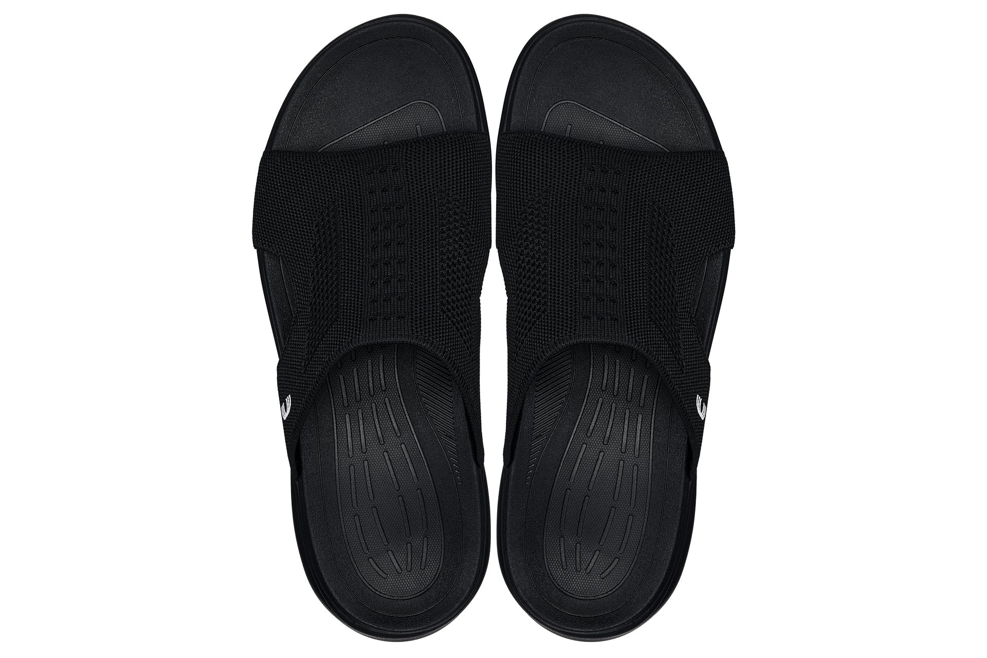 CALTO - X1657 - 2 Inches Taller (Black/Knitted Black) Tallmenshoes.com