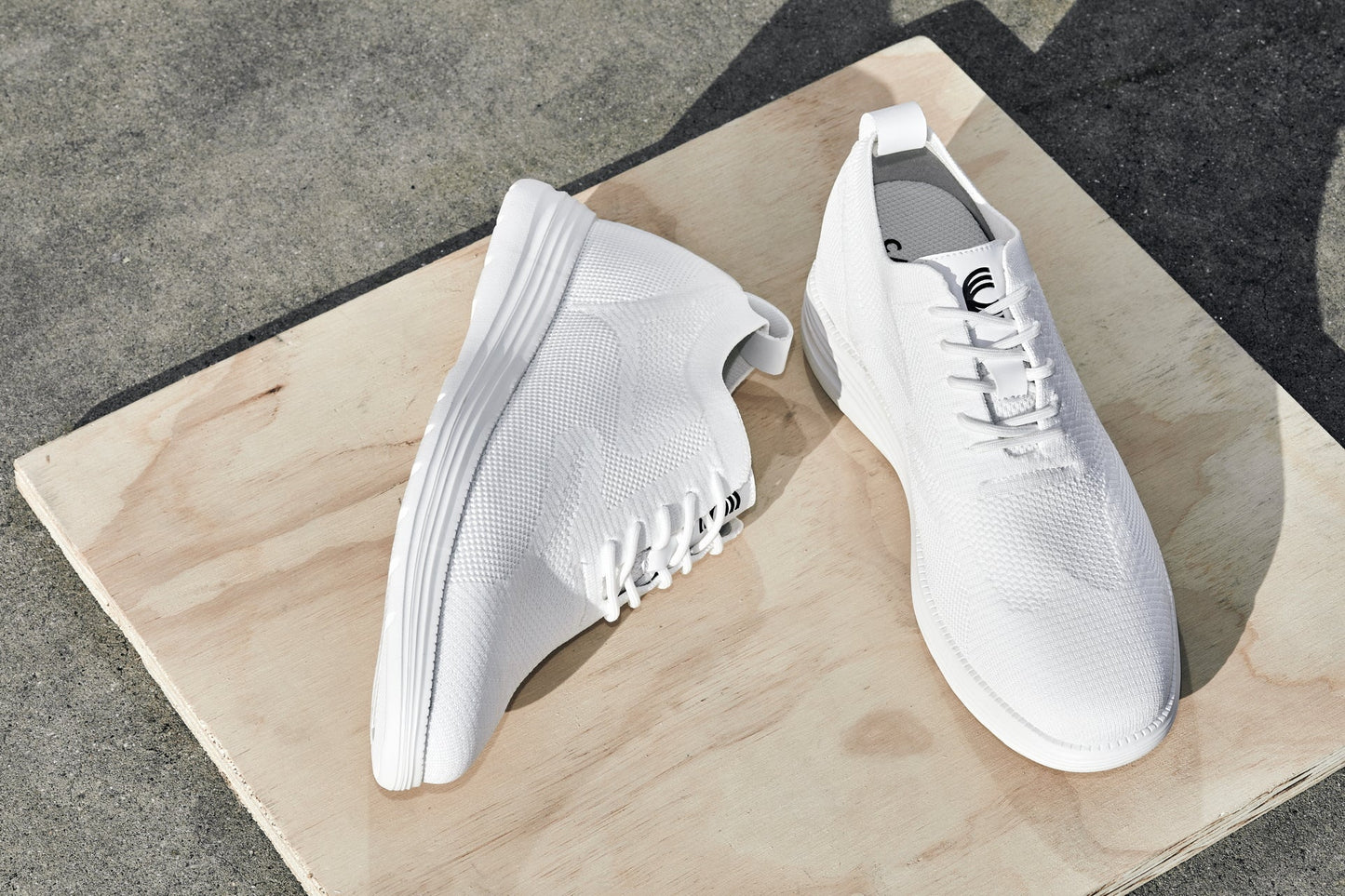 CALTO - X2633 - 2.8 Inches Taller (White) - Lace Up Casual Walker - Lightweight Tallmenshoes.com