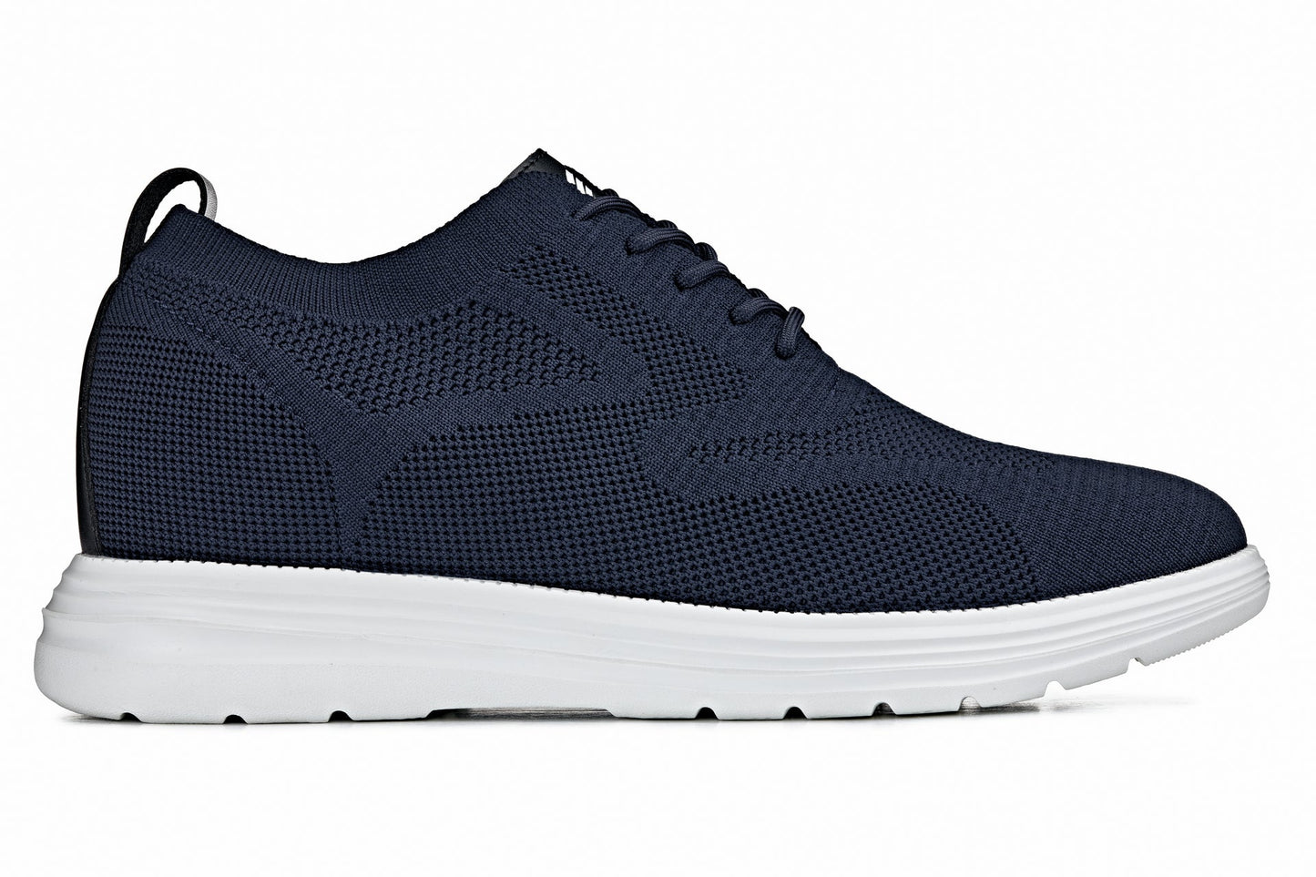 CALTO - X2634 - 2.8 Inches Taller (Night Blue) - Lace Up Casual Walker - Lightweight Tallmenshoes.com