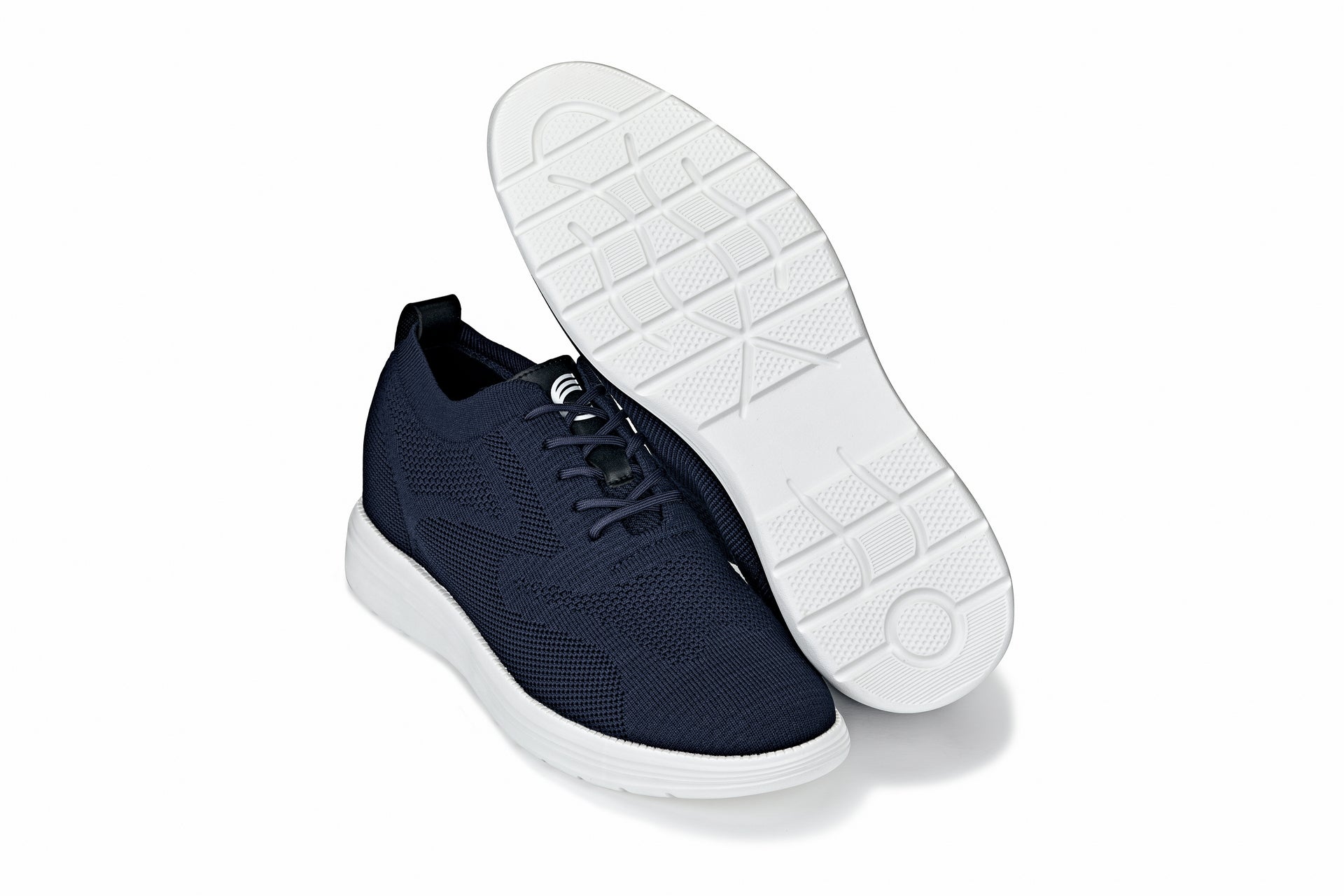 CALTO - X2634 - 2.8 Inches Taller (Night Blue) - Lace Up Casual Walker - Lightweight Tallmenshoes.com