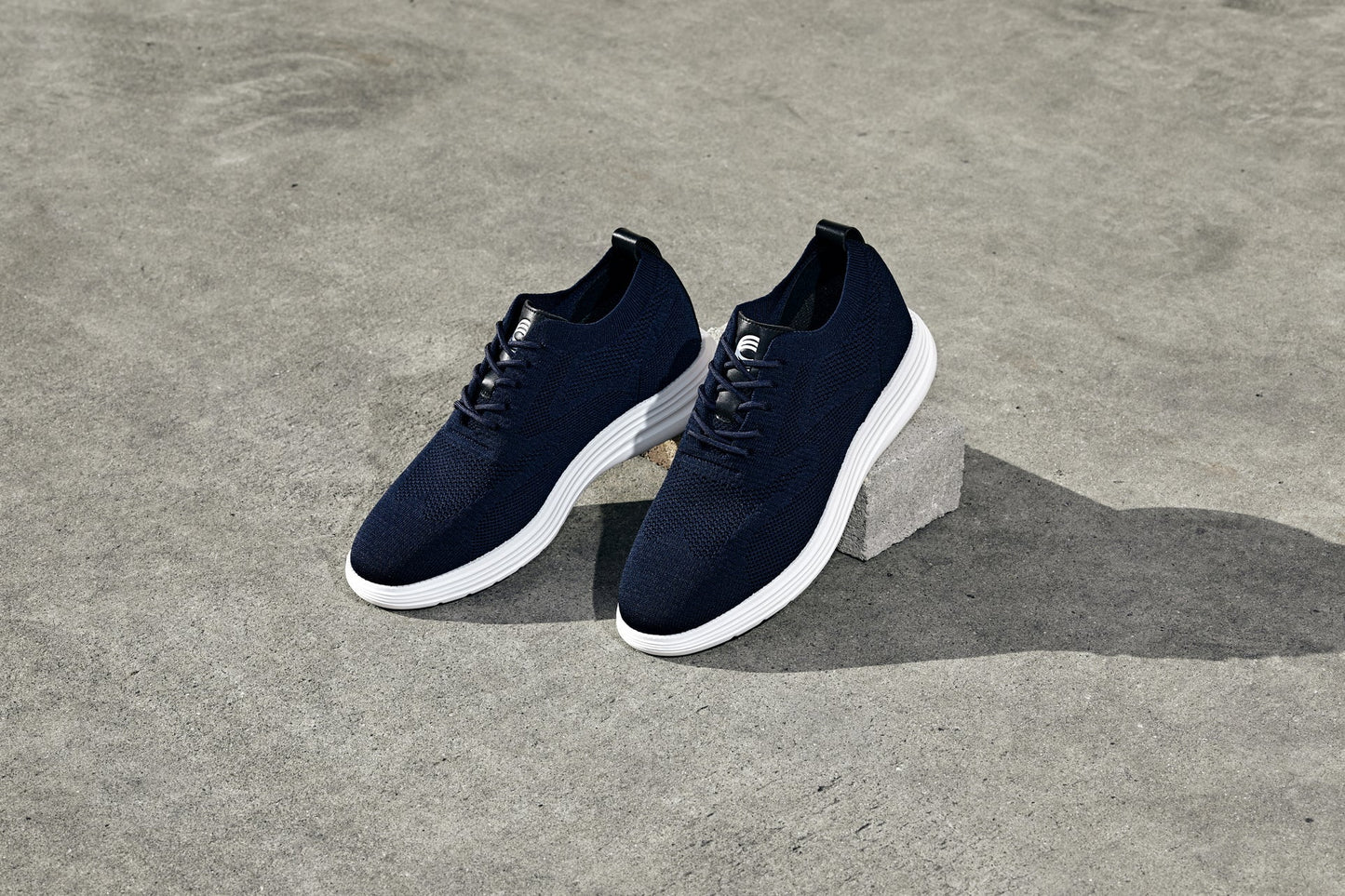 CALTO - X2634 - 2.8 Inches Taller (Night Blue) - Lace Up Casual Walker - Lightweight Tallmenshoes.com