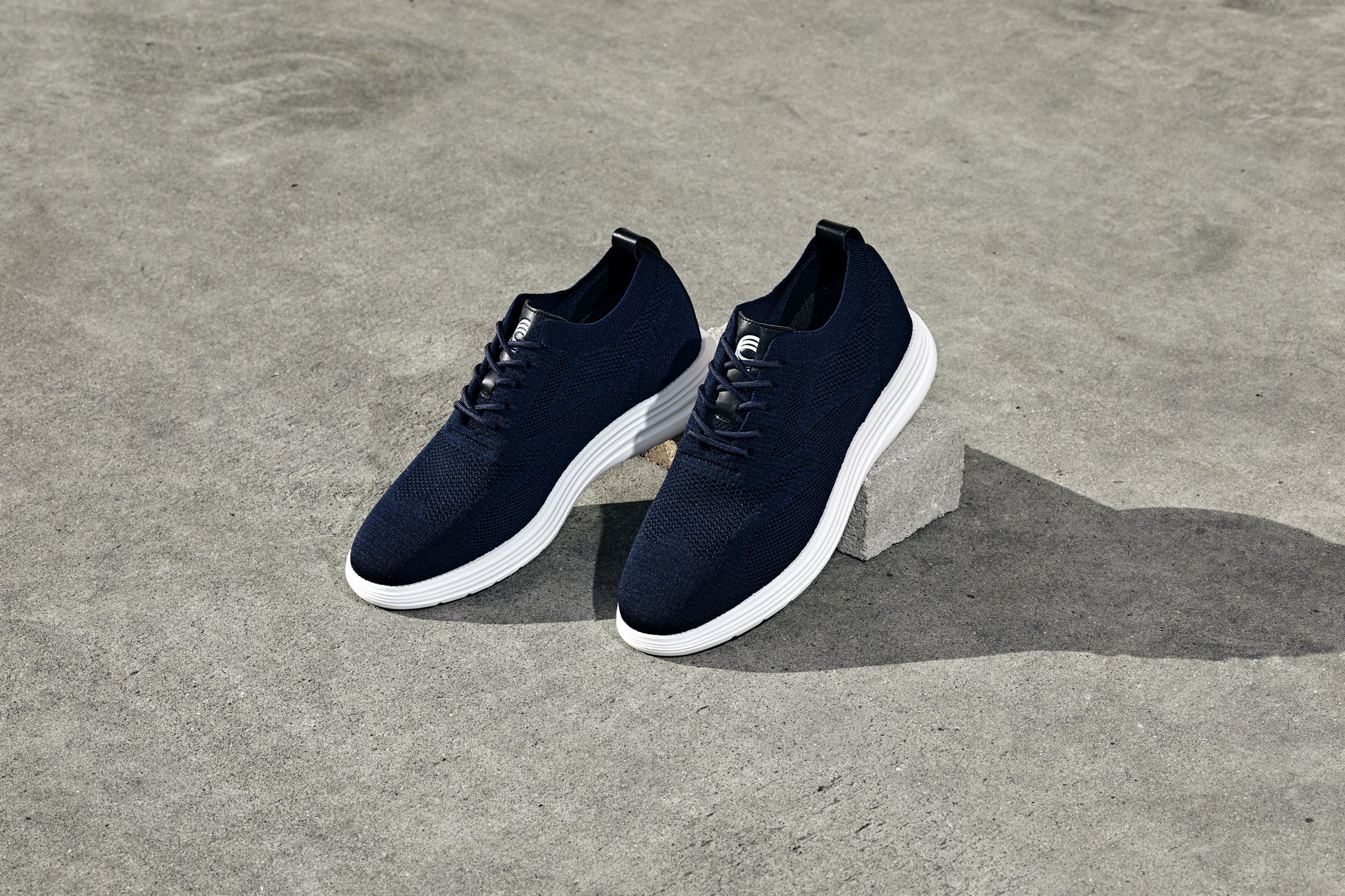 CALTO - X2634 - 2.8 Inches Taller (Night Blue) - Lace Up Casual Walker - Lightweight Tallmenshoes.com