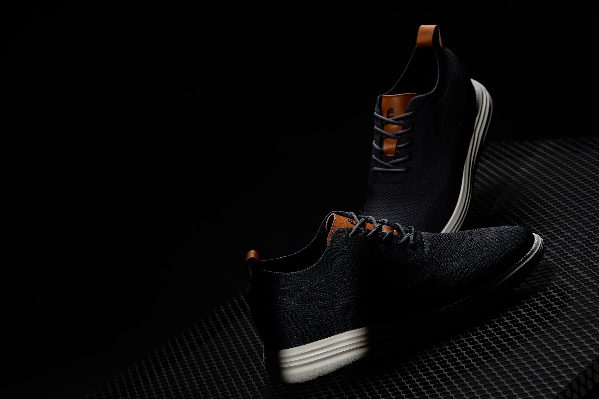 CALTO - X2636 - 2.8 Inches Taller (Iron Grey/Brown) - Lace Up Casual Walker - Lightweight Tallmenshoes.com