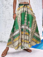 Bohemian Print A-Line Beach Dress for Women