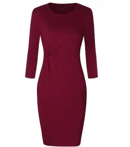 Autumn  Women's A-Line Dress (3/4 Sleeve)