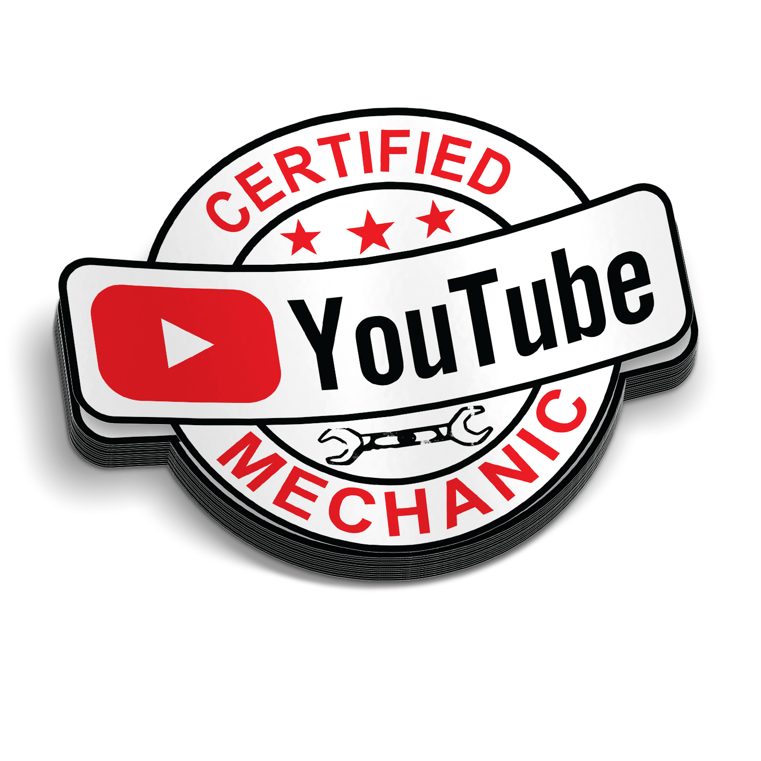 YT Mechanic 5 Inch Decal Armed American Supply