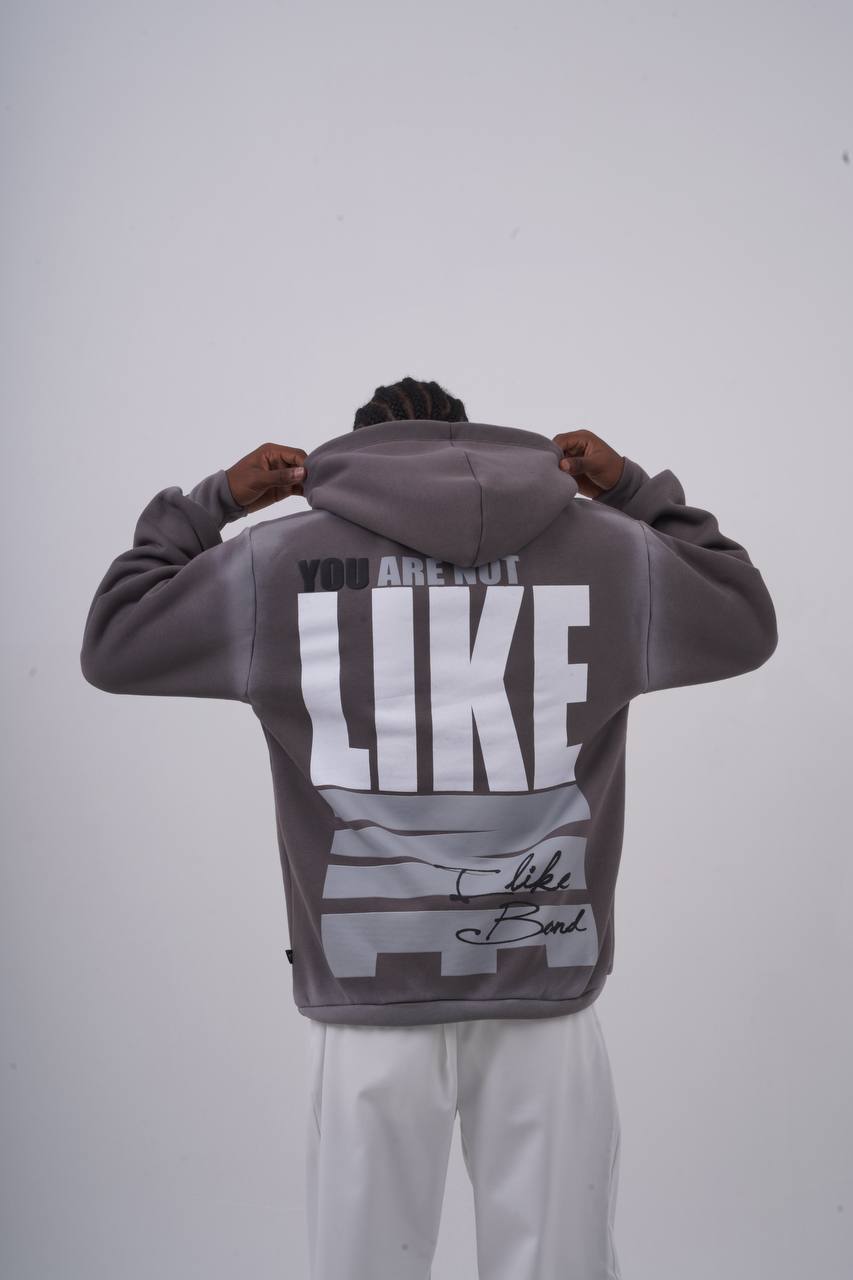 "You Are Not Like" Graphic Hoodie Withinblack