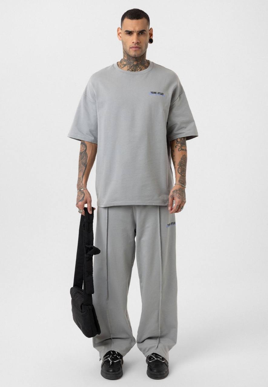 Young Atelier Oversized T-Shirt & Tracksuit Set Withinblack
