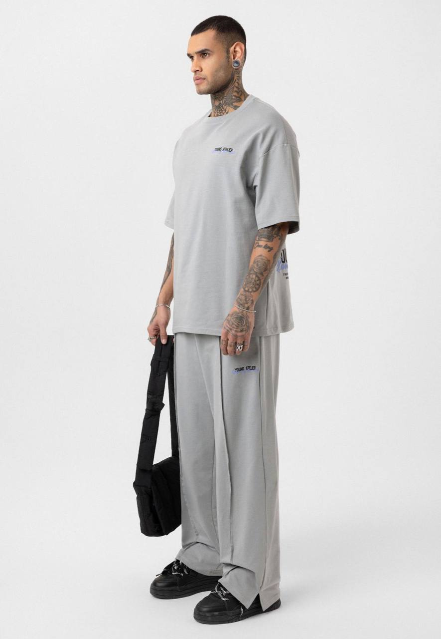 Young Atelier Oversized T-Shirt & Tracksuit Set Withinblack