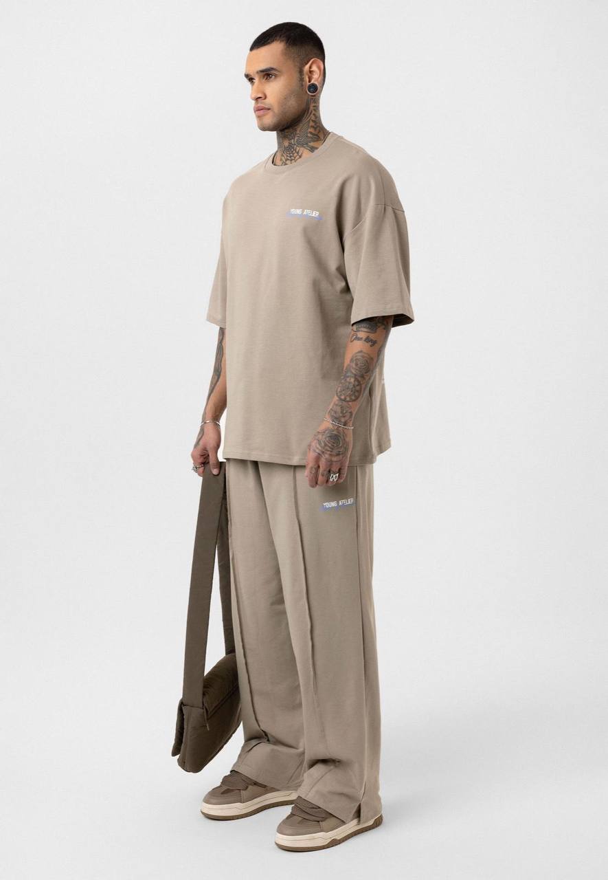 Young Atelier Oversized T-Shirt & Tracksuit Set Withinblack