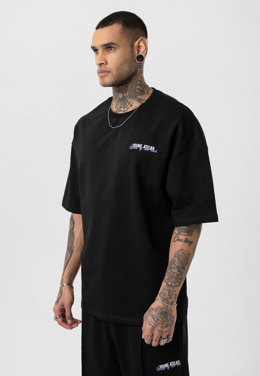 Young Atelier Oversized T-Shirt & Tracksuit Set Withinblack