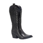 Vintage Women's Chunky Heel High Cowboy Boots