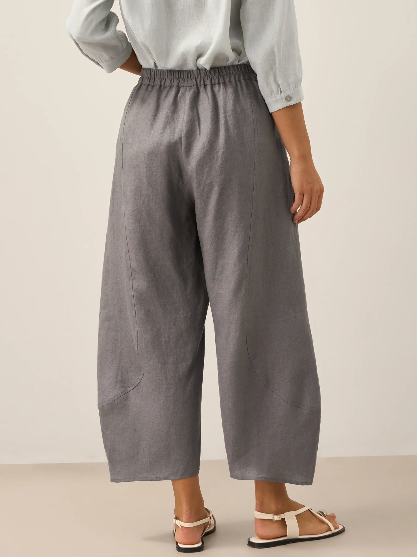 100% Linen Classic Ankle Pants ZOE LINTICO