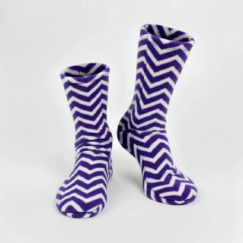 Polar Feet Fleece Socks - Zigzag Polar Feet® LLC