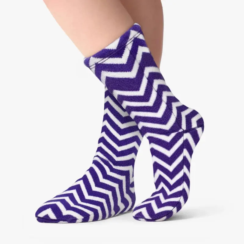 Polar Feet Fleece Socks - Zigzag Polar Feet® LLC