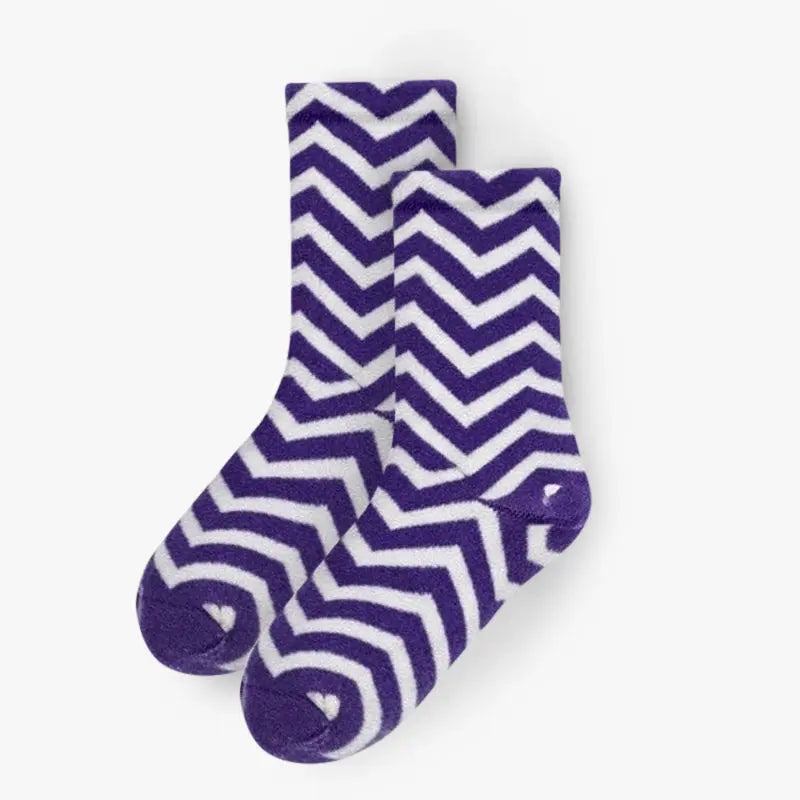 Polar Feet Fleece Socks - Zigzag Polar Feet® LLC