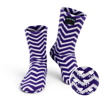 Polar Feet Fleece Socks - Zigzag Polar Feet® LLC