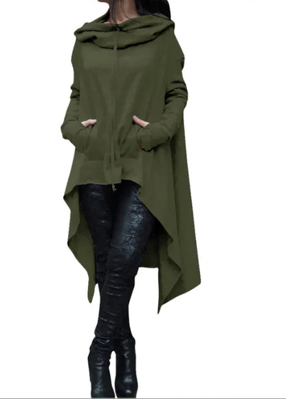Thickened Stand Collar Zipper Plaid Sweatshirt for Women
