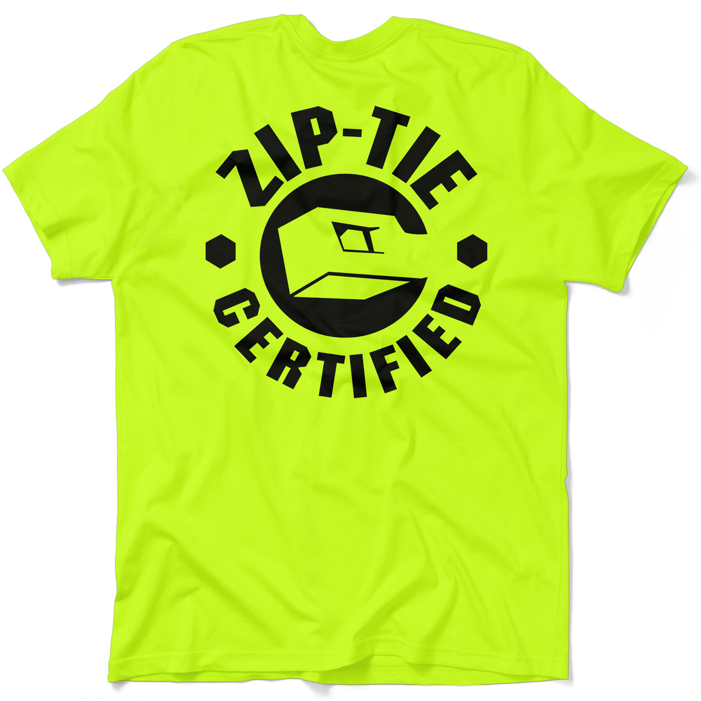 Zip Tie - Safety Yellow T-Shirt Armed American Supply