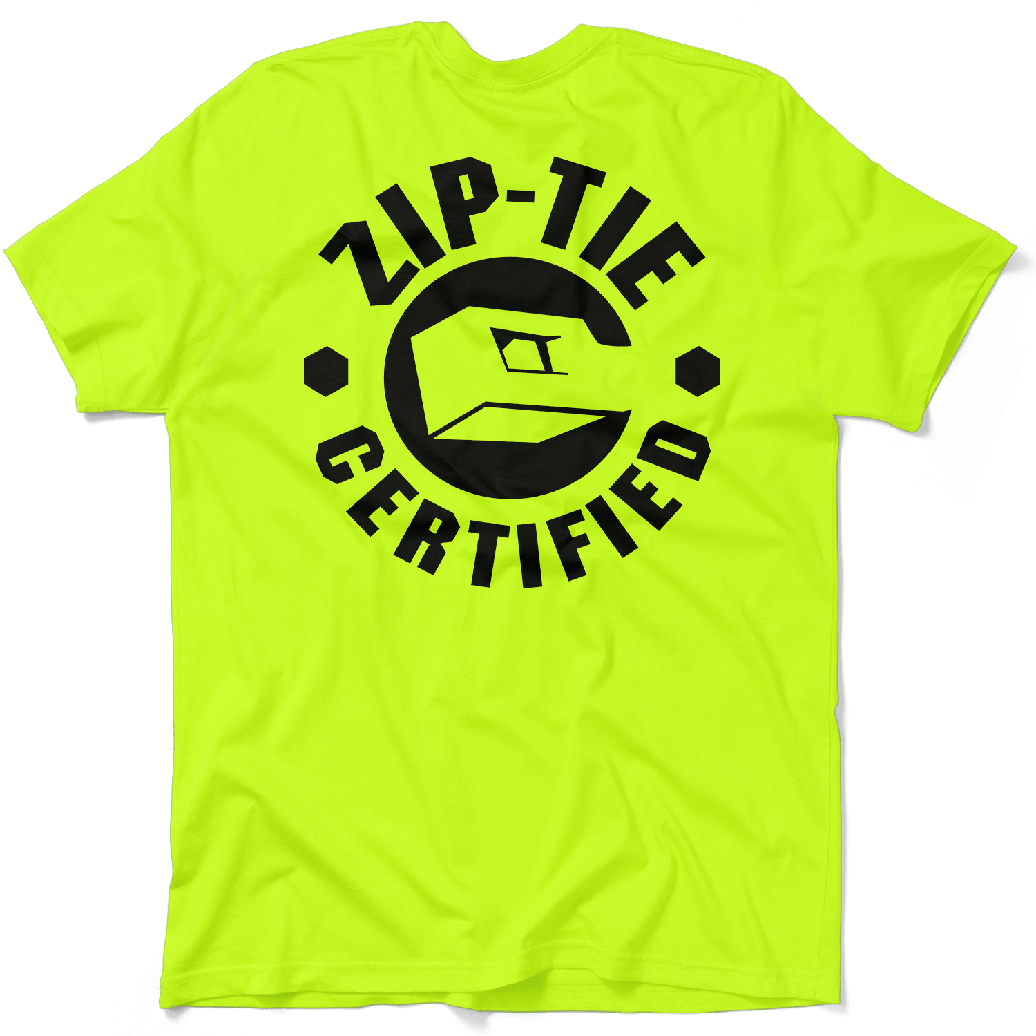 Zip Tie - Safety Yellow T-Shirt Armed American Supply