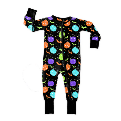 Bamboo Layette - Party Pumpkins - Pals Always In Bloom Clothing Co