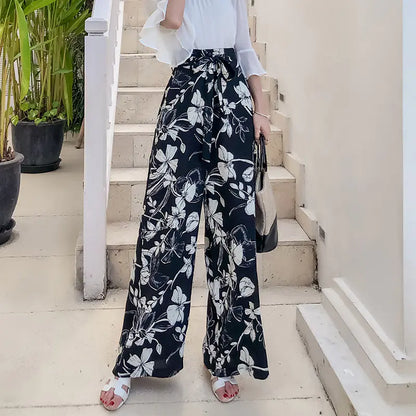 Bohemian Wide Leg Beach Pants for Women