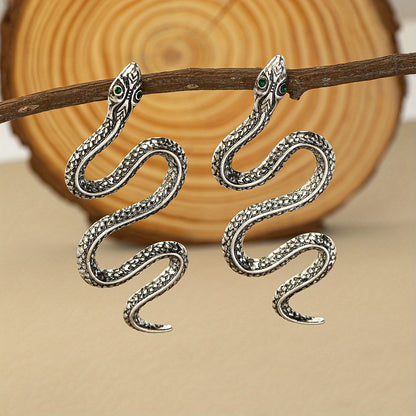 Exaggerated Snake-Shaped Earrings NovaCart