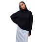 Winter Turtleneck Sweater Ins Solid Color Long Sleeve Pullover Top Women's Clothing Grayceful LLC