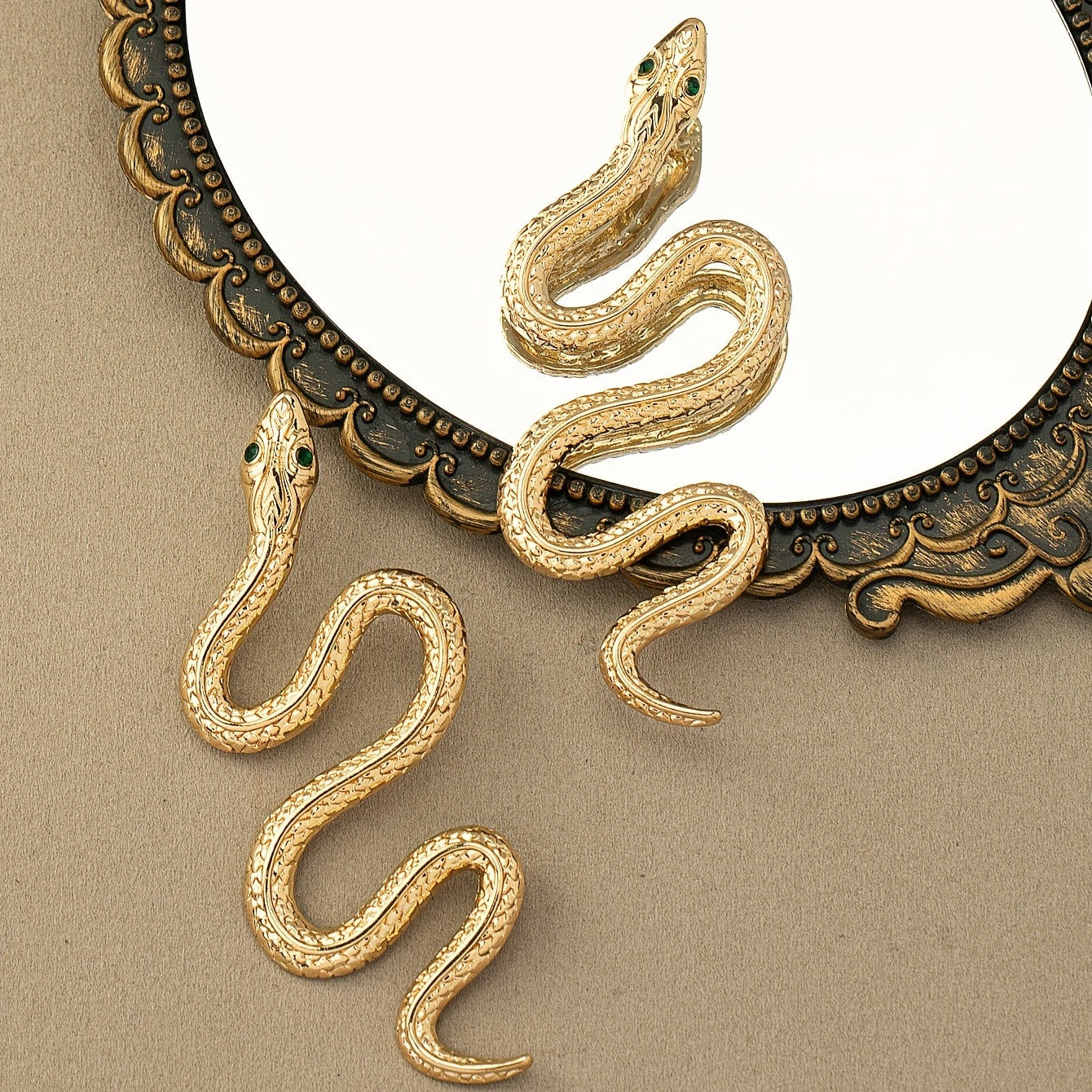 Exaggerated Snake-Shaped Earrings NovaCart